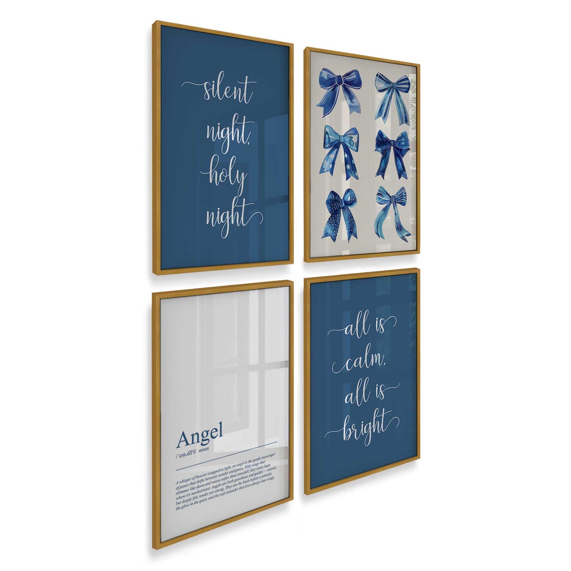 [Color:Polished Gold], Picture of art in a Polished Gold frame of the corner