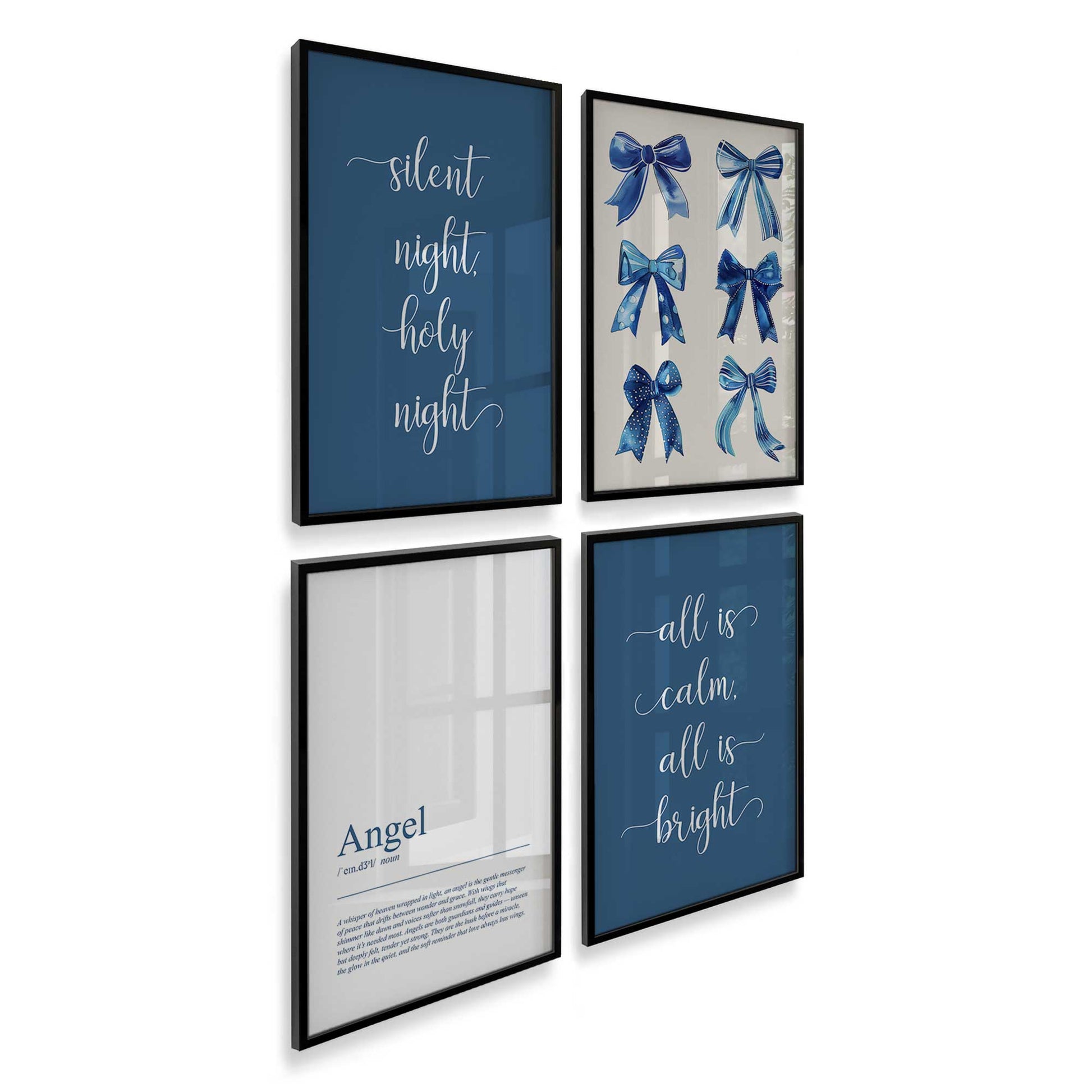 [Color:Satin Black], Picture of art in a Satin Black frame at an angle