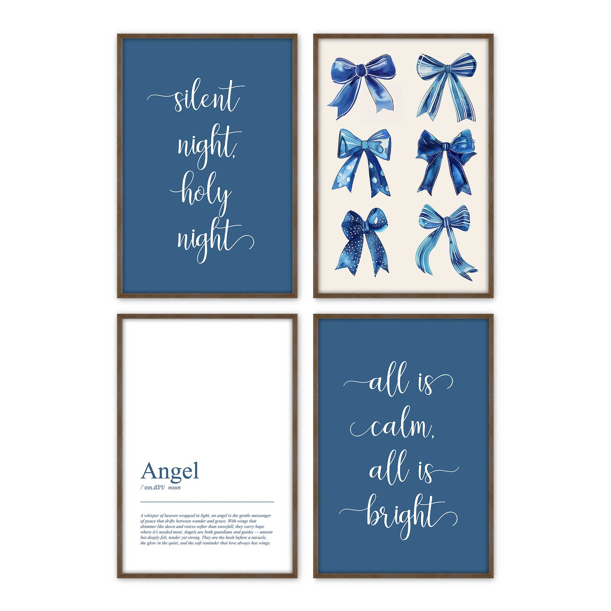 [Color:Walnut], Picture of art in a Walnut frame