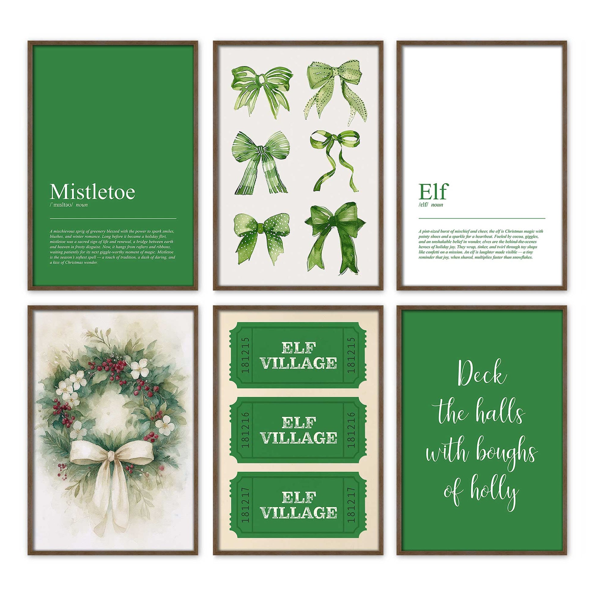 [Color:Walnut], Picture of art in a Walnut frame