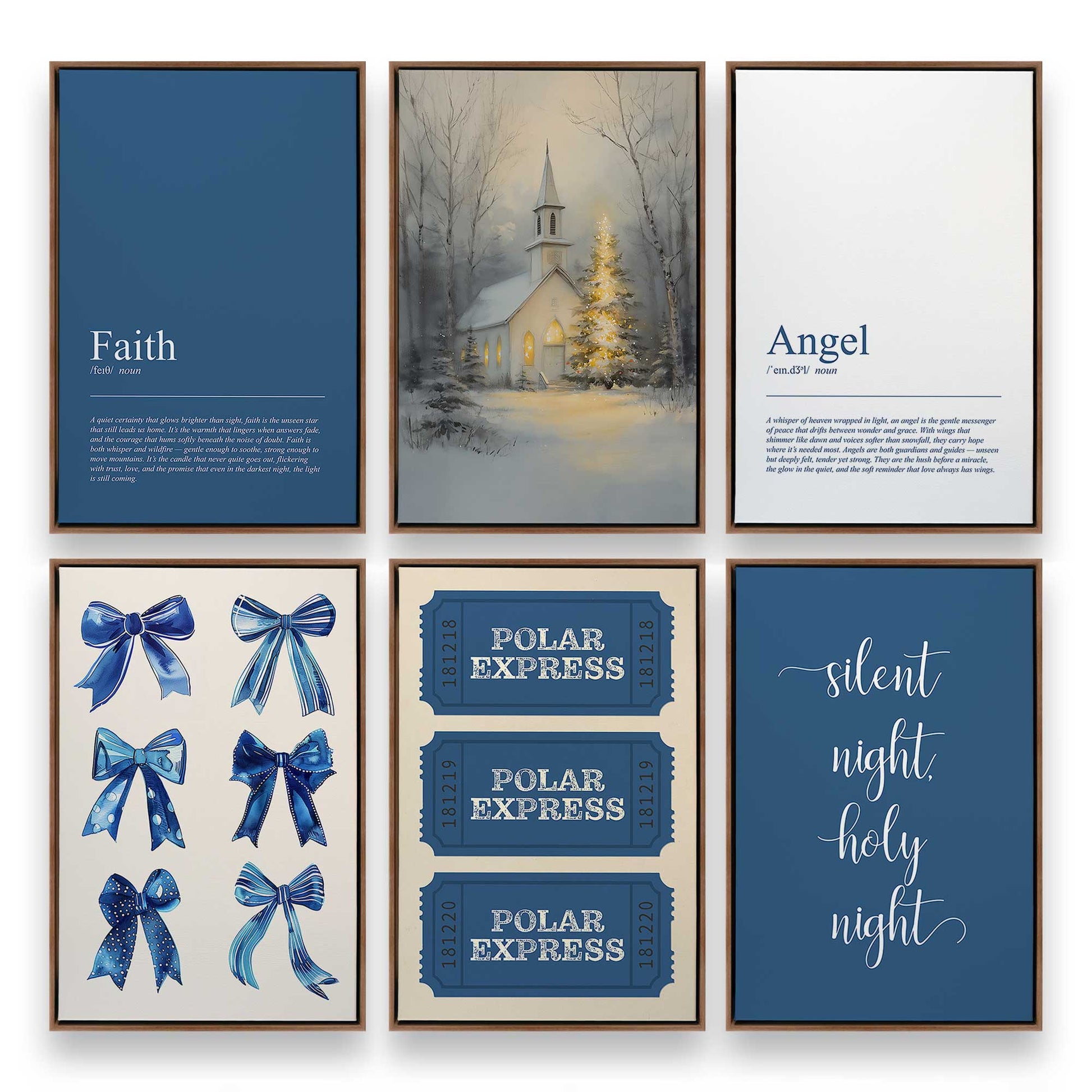 [Color:Walnut], Picture of art in a Walnut frame