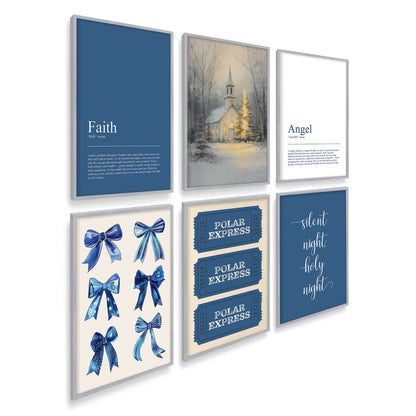 [Color:Polished Chrome], Picture of art in a Polished Chrome frame of the corner