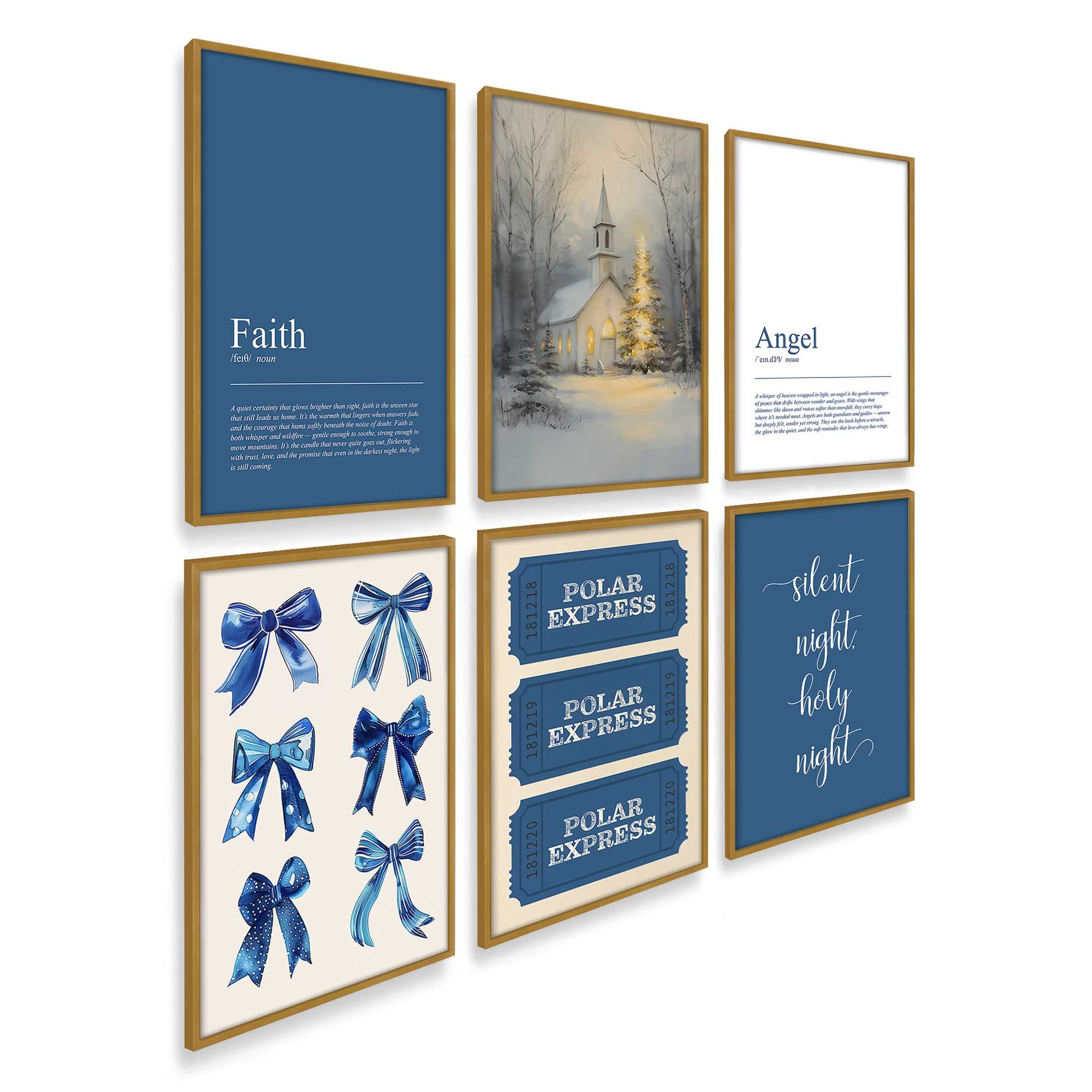 [Color:Polished Gold], Picture of art in a Polished Gold frame of the corner