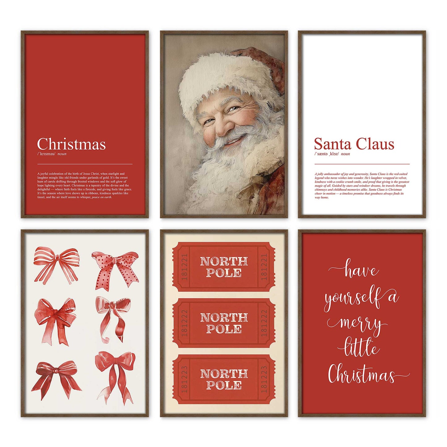 [Color:Walnut], Picture of art in a Walnut frame