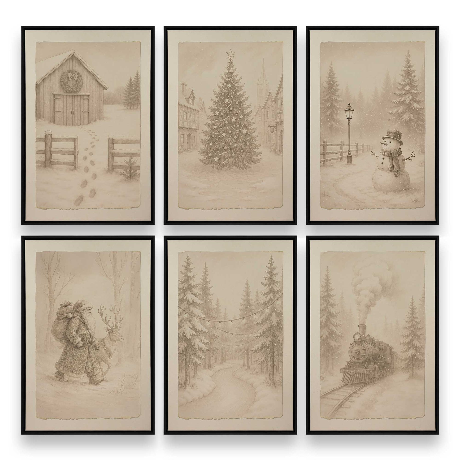 [Color:Satin Black], Picture of art in a Satin Black frame