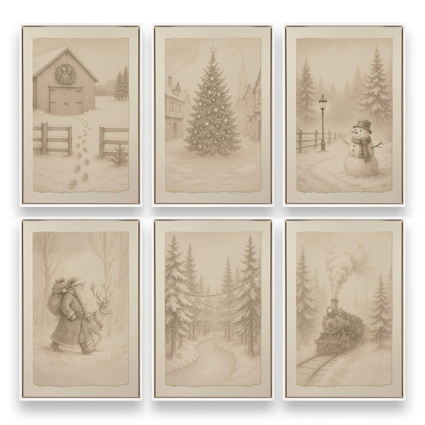 [Color:Opaque White], Picture of art in a White frame