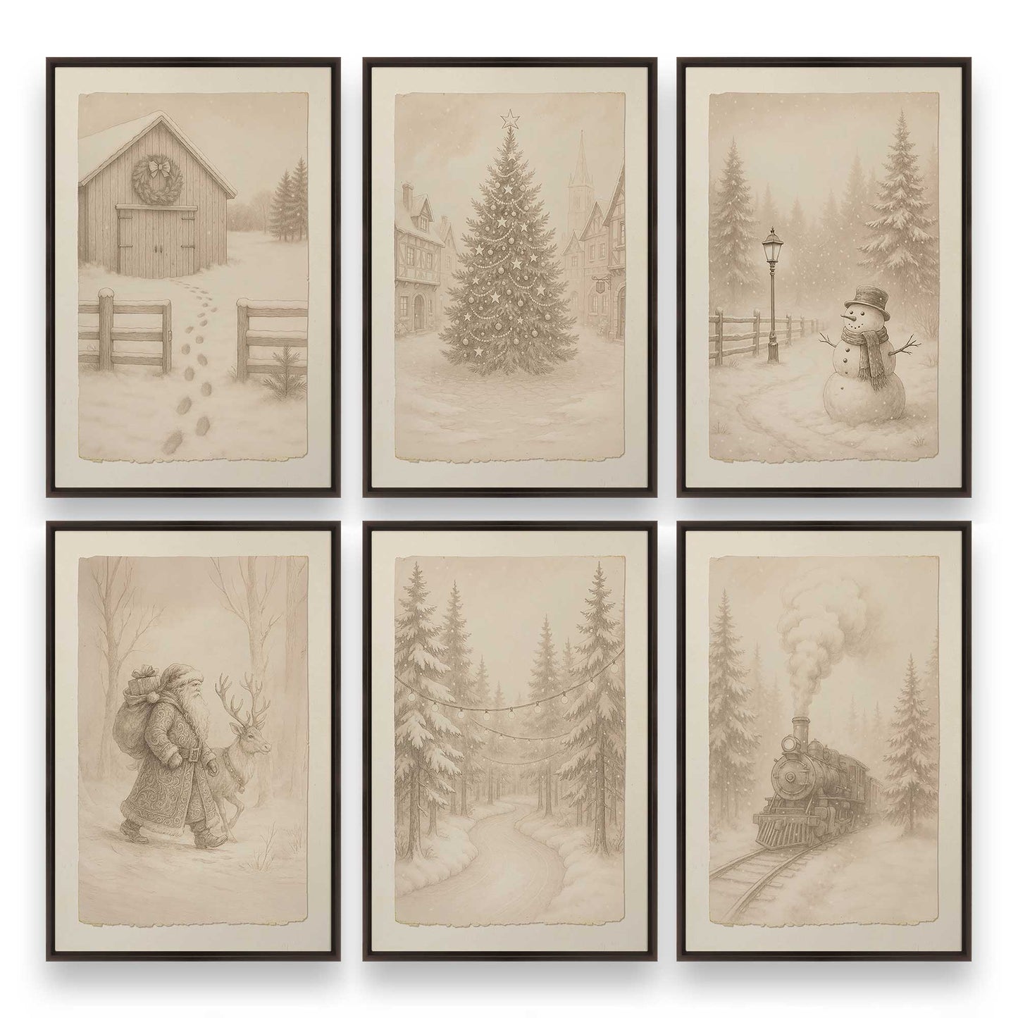 [Color:Espresso], Picture of art in an Espresso frame