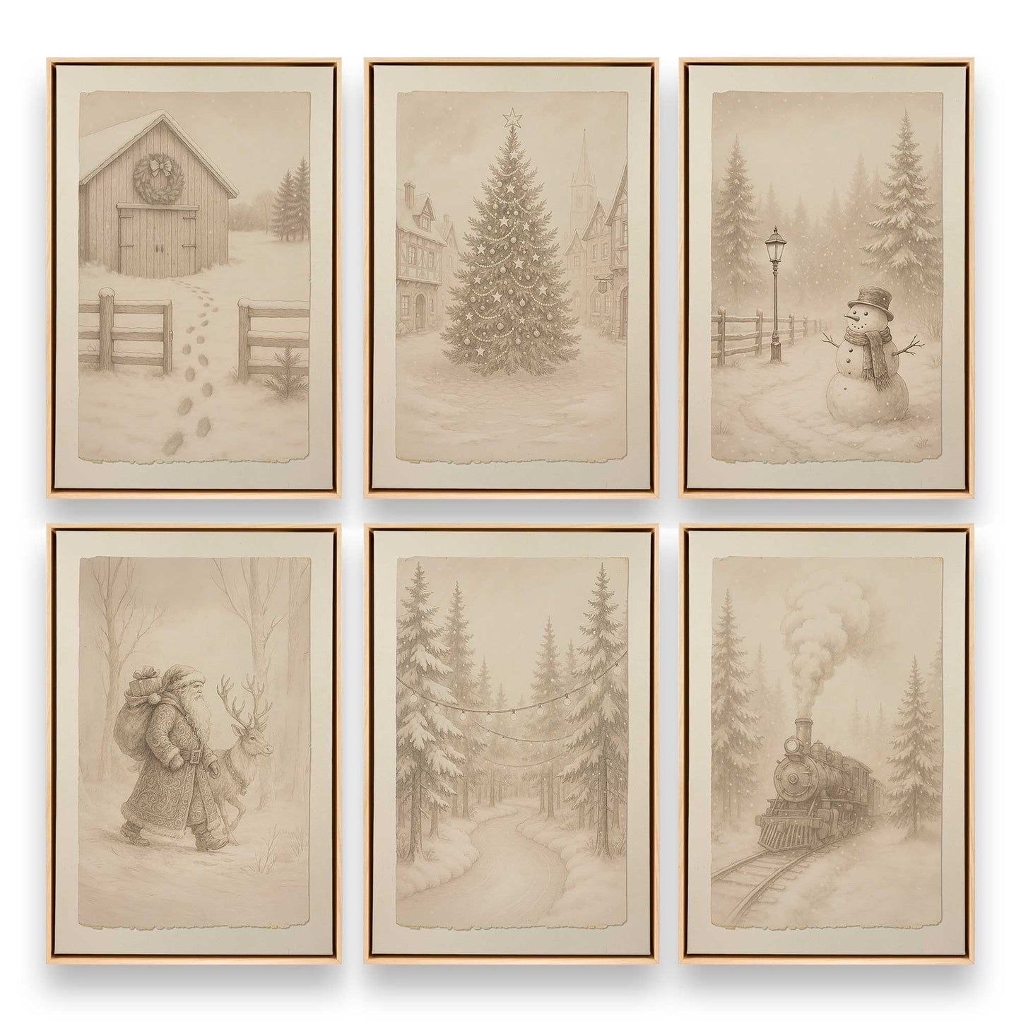 [Color:American Maple], Picture of art in an American Maple frame