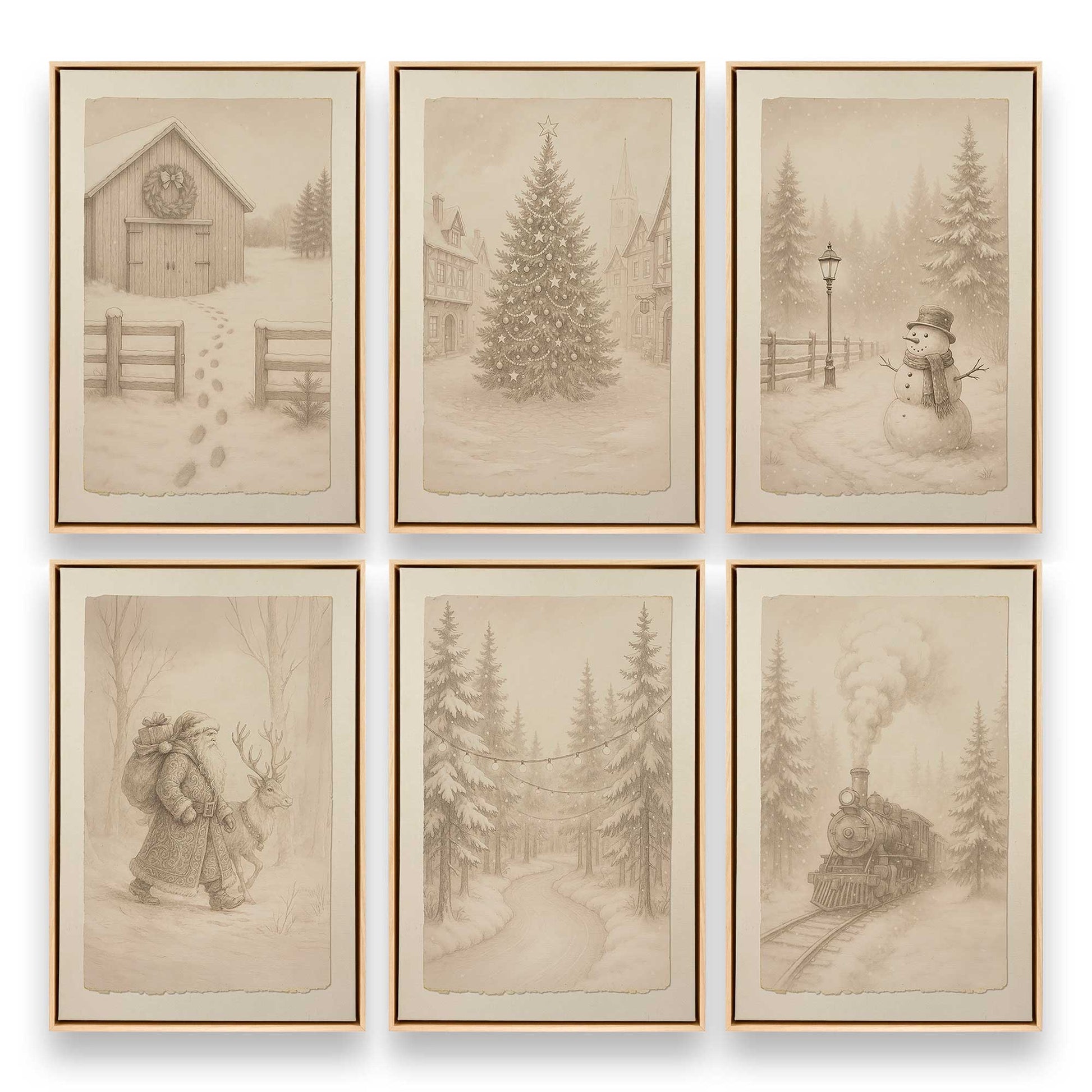 [Color:American Maple], Picture of art in an American Maple frame