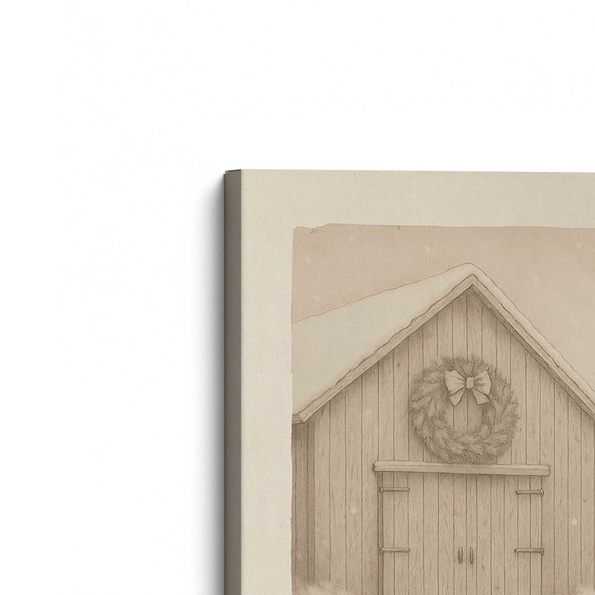 [Color:Stretched Canvas], Picture of art at an angle