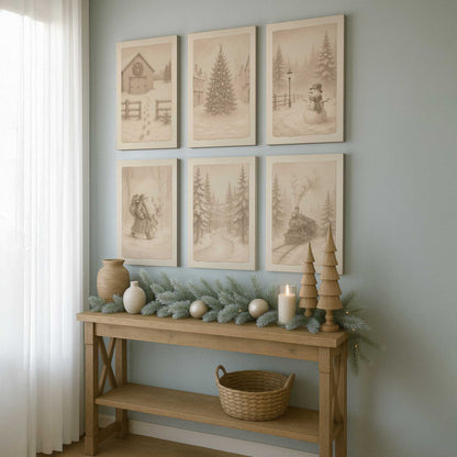 [Color:American Maple], Picture of art in an American Maple frame