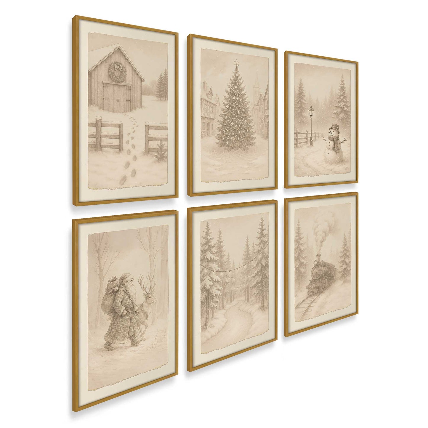 [Color:Polished Gold], Picture of art in a Polished Gold frame of the corner