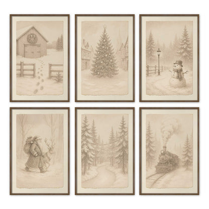 [Color:Walnut], Picture of art in a Walnut frame