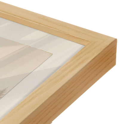 [Color:American Maple], Picture of art in an American Maple frame of the corner