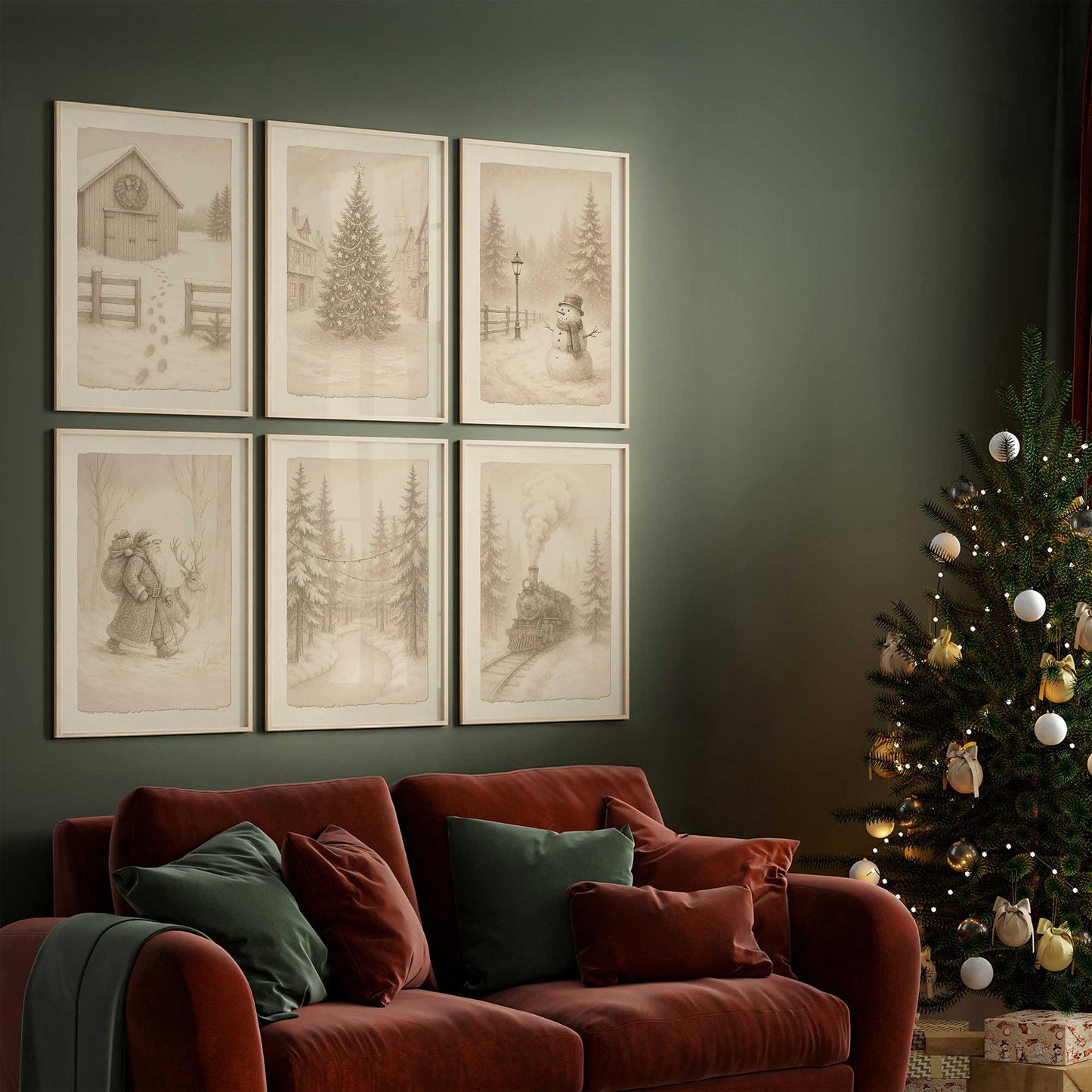 [Color:American Maple], Picture of art in an American Maple frame