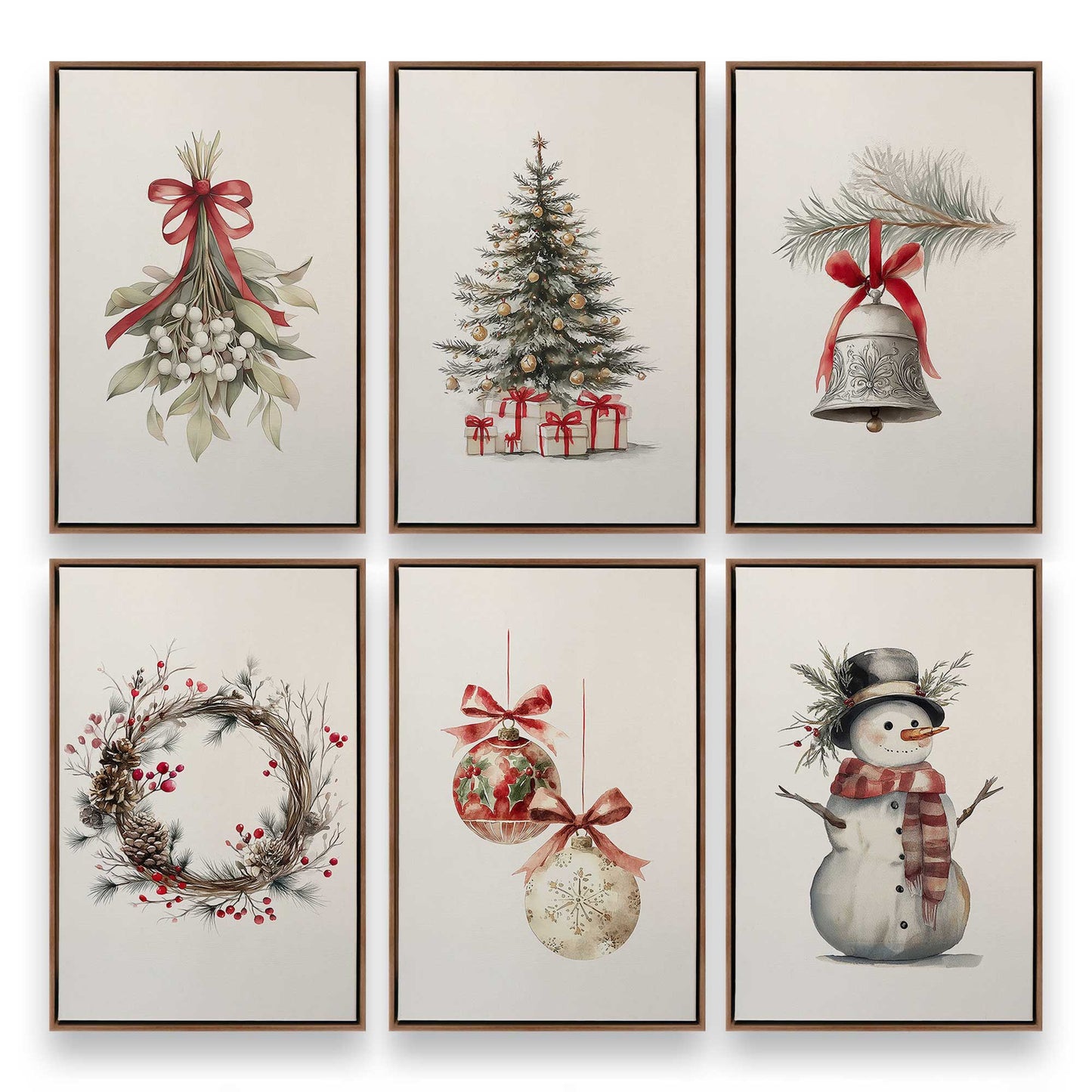 [Color:Walnut], Picture of art in a Walnut frame