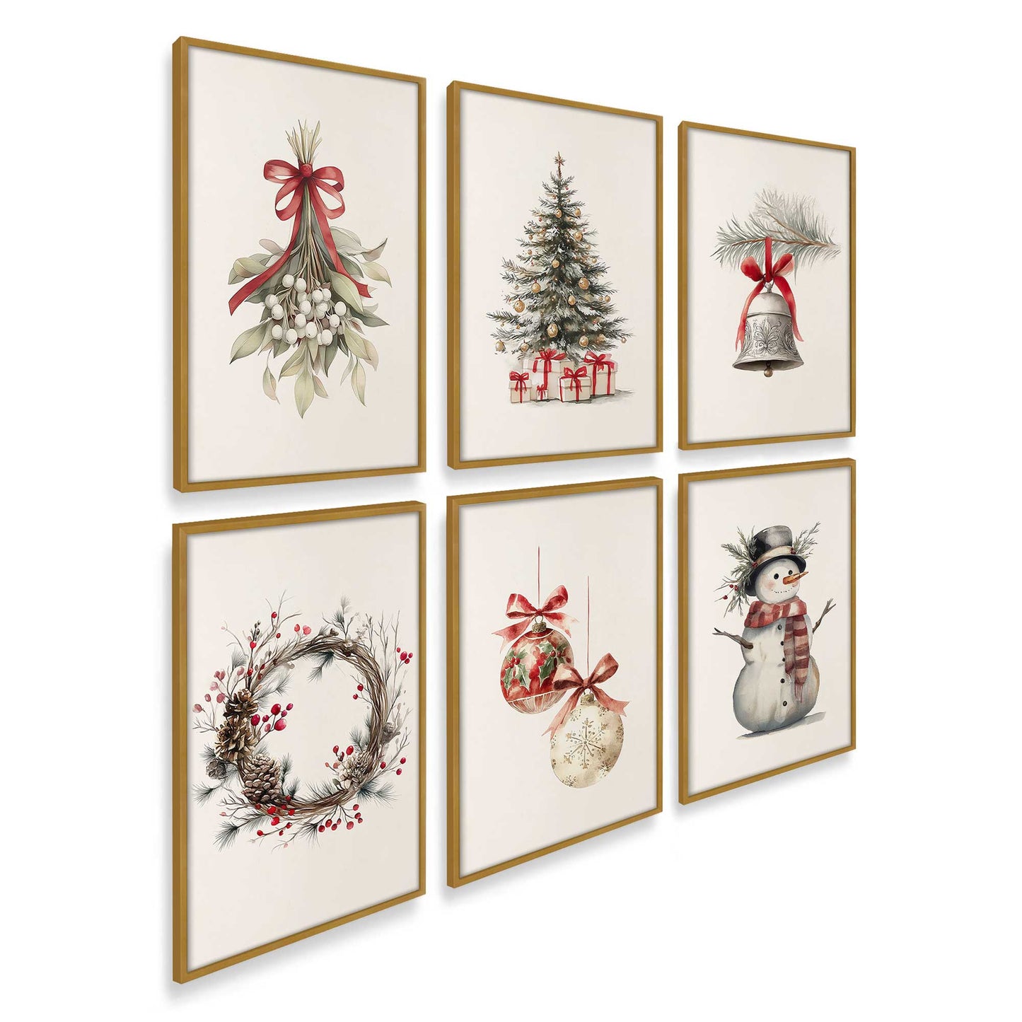 [Color:Polished Gold], Picture of art in a Polished Gold frame of the corner