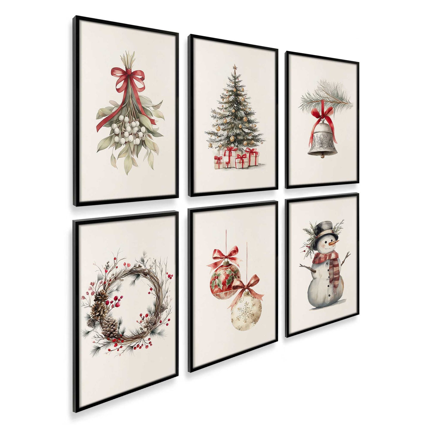 [Color:Satin Black], Picture of art in a Satin Black frame at an angle