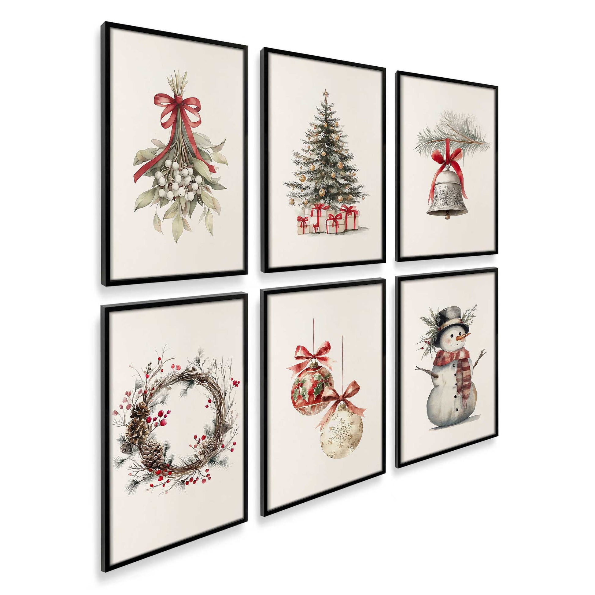 [Color:Satin Black], Picture of art in a Satin Black frame at an angle