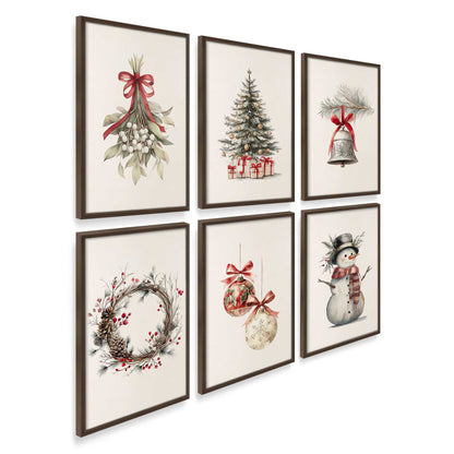 [Color:Belvinder Brown], Picture of art in a Belvinder Brown frame at an angle