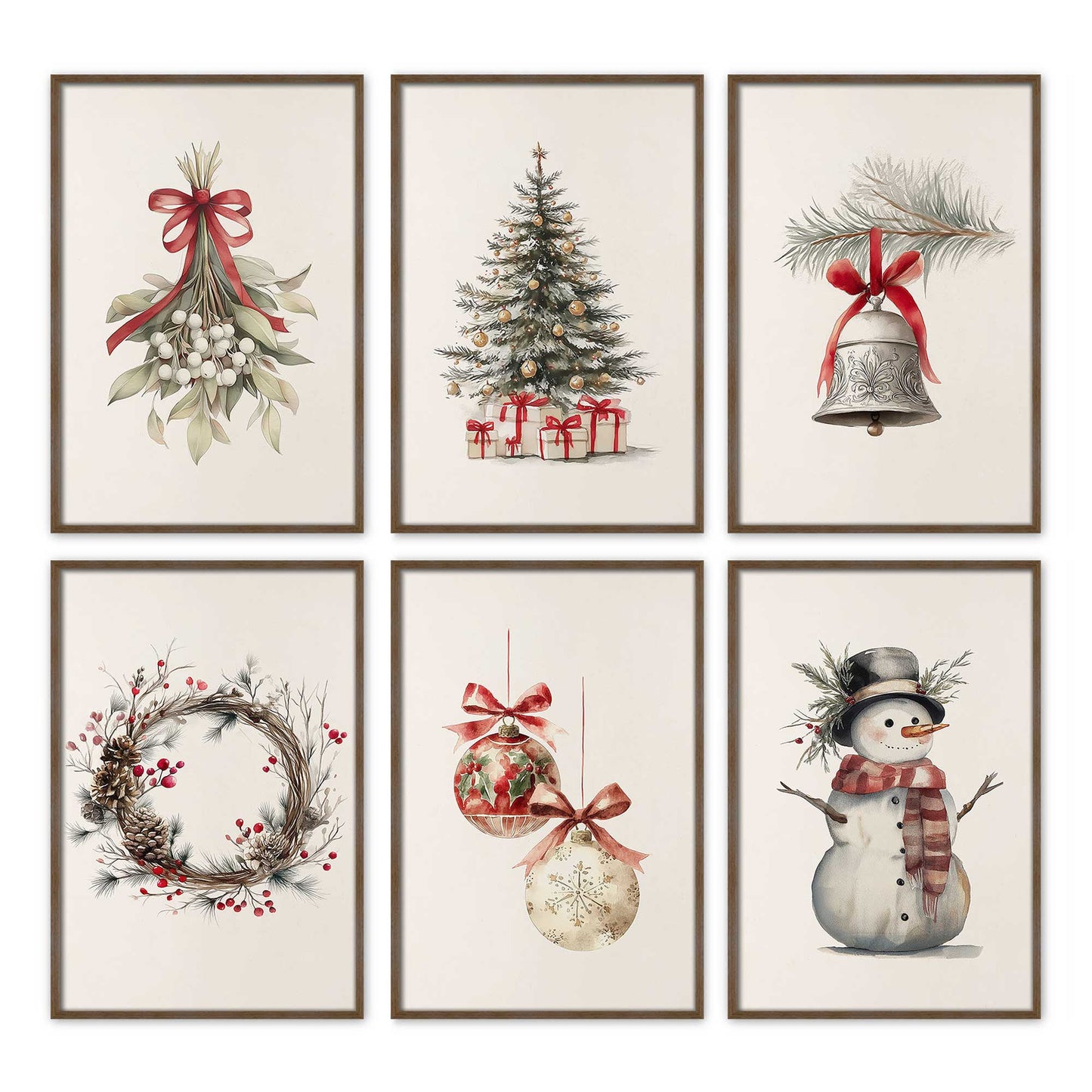 [Color:Walnut], Picture of art in a Walnut frame