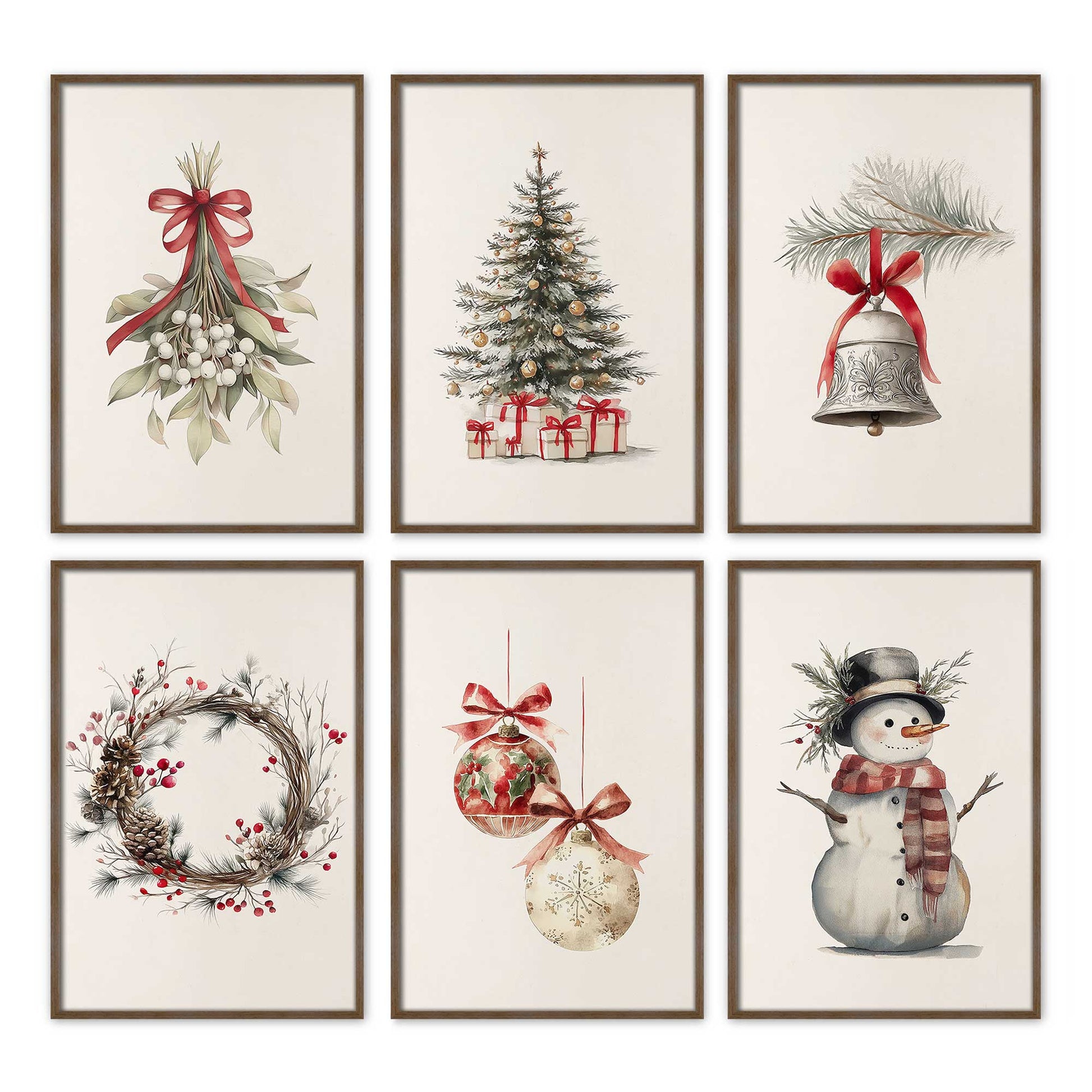 [Color:Walnut], Picture of art in a Walnut frame