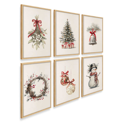 [Color:American Maple], Picture of art in an American Maple frame at an angle