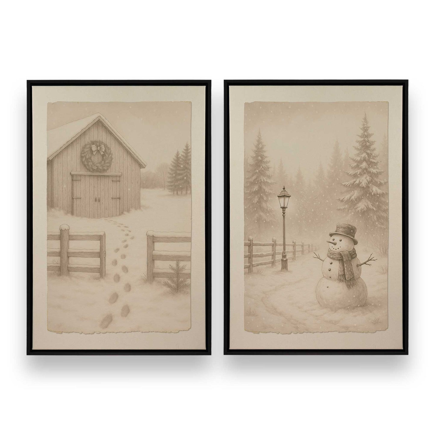 [Color:Satin Black], Picture of art in a Satin Black frame