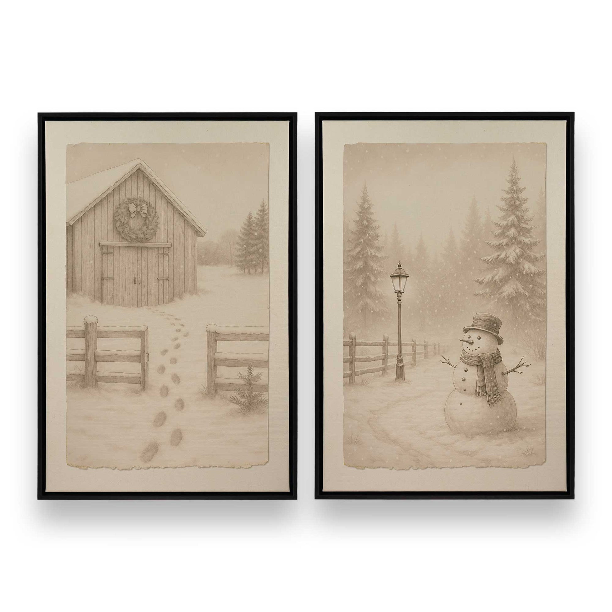 [Color:Satin Black], Picture of art in a Satin Black frame