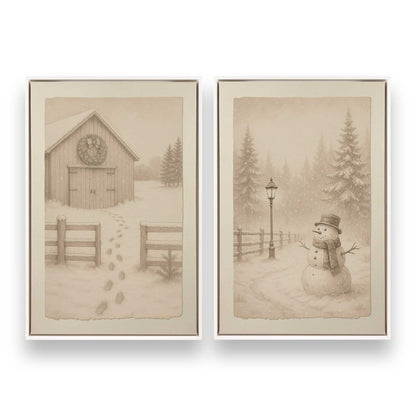 [Color:Opaque White], Picture of art in a White frame