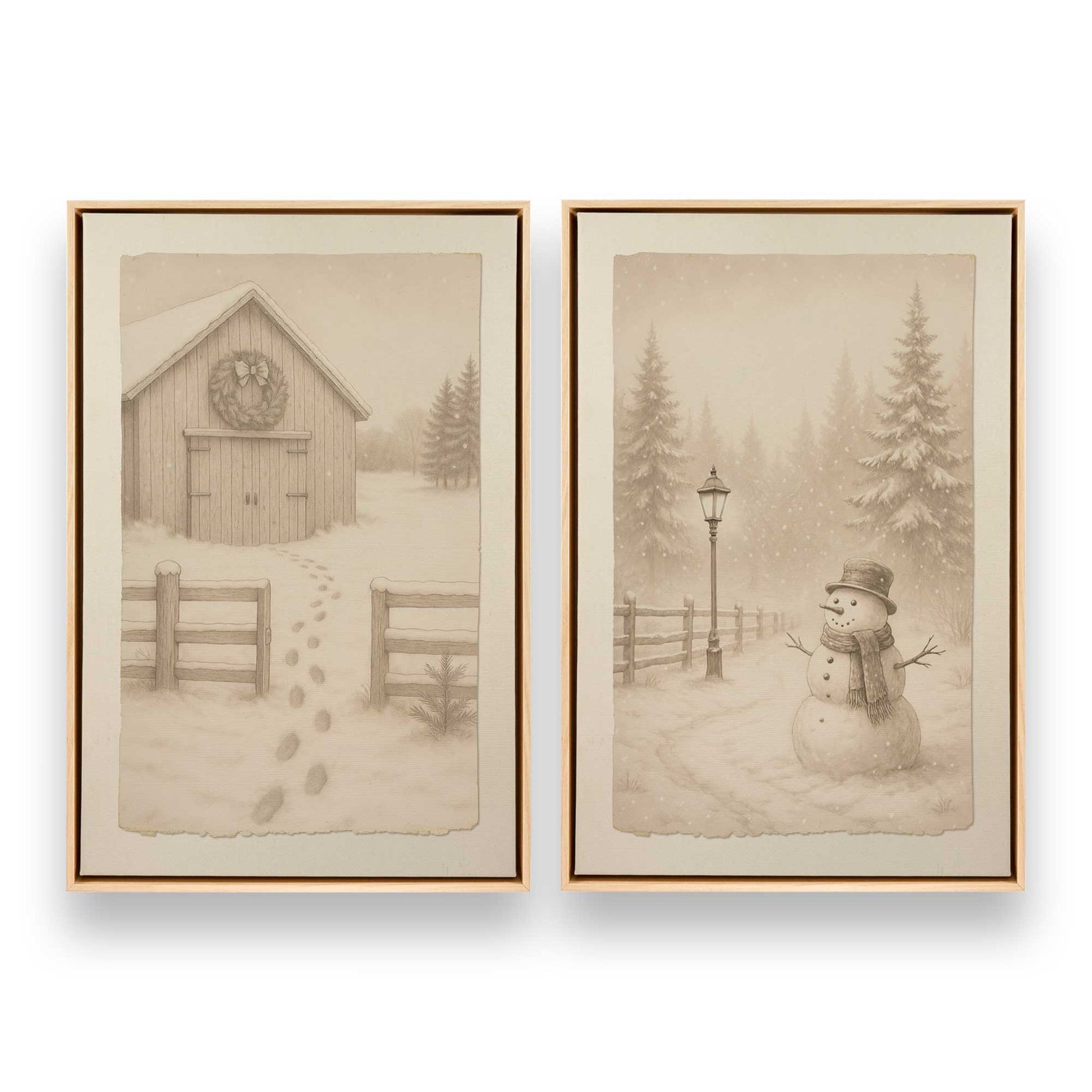 [Color:American Maple], Picture of art in a American Maple frame