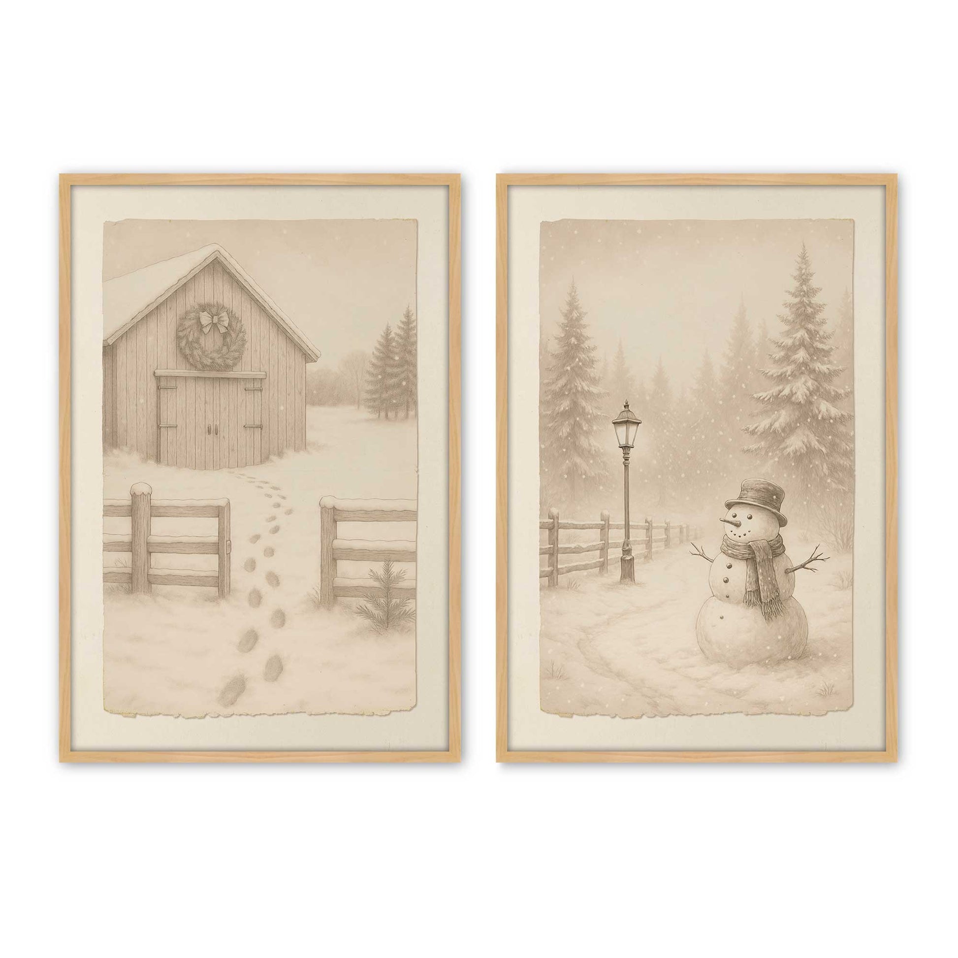 [Color:American Maple], Picture of art in a American Maple frame