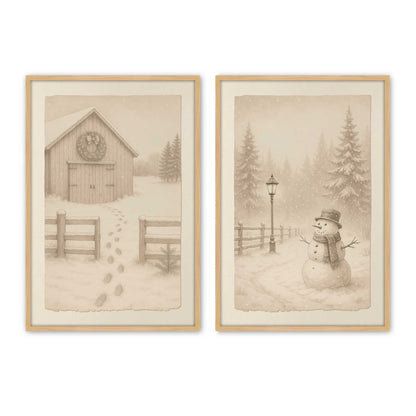 [Color:American Maple], Picture of art in a American Maple frame