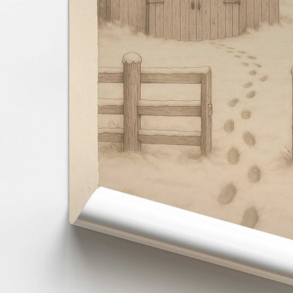 [color:Rolled Print], Picture of close up of art