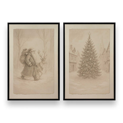 [Color:Satin Black], Picture of art in a Satin Black frame