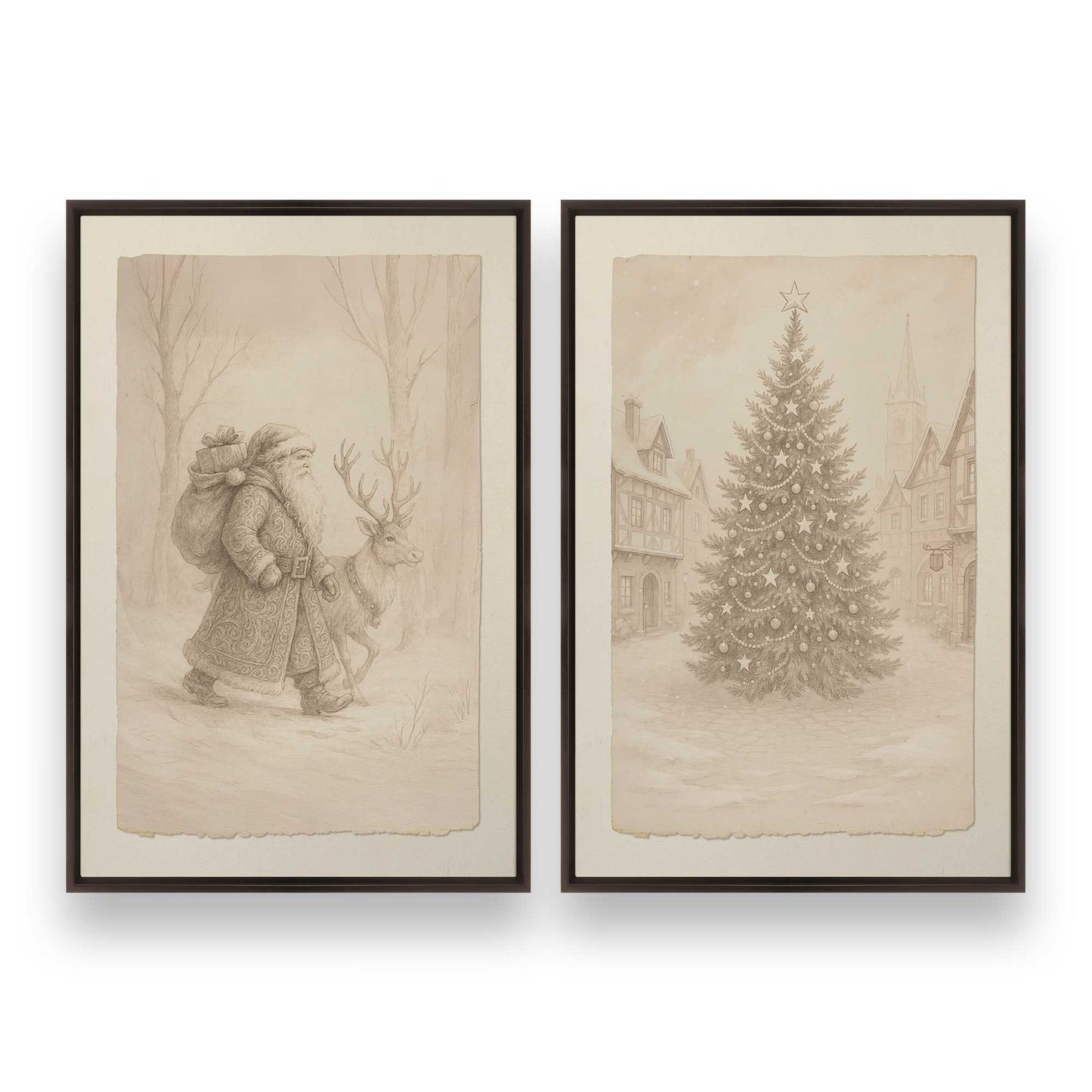 [Color:Espresso], Picture of art in a Espresso frame