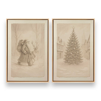 [Color:American Maple], Picture of art in a American Maple frame