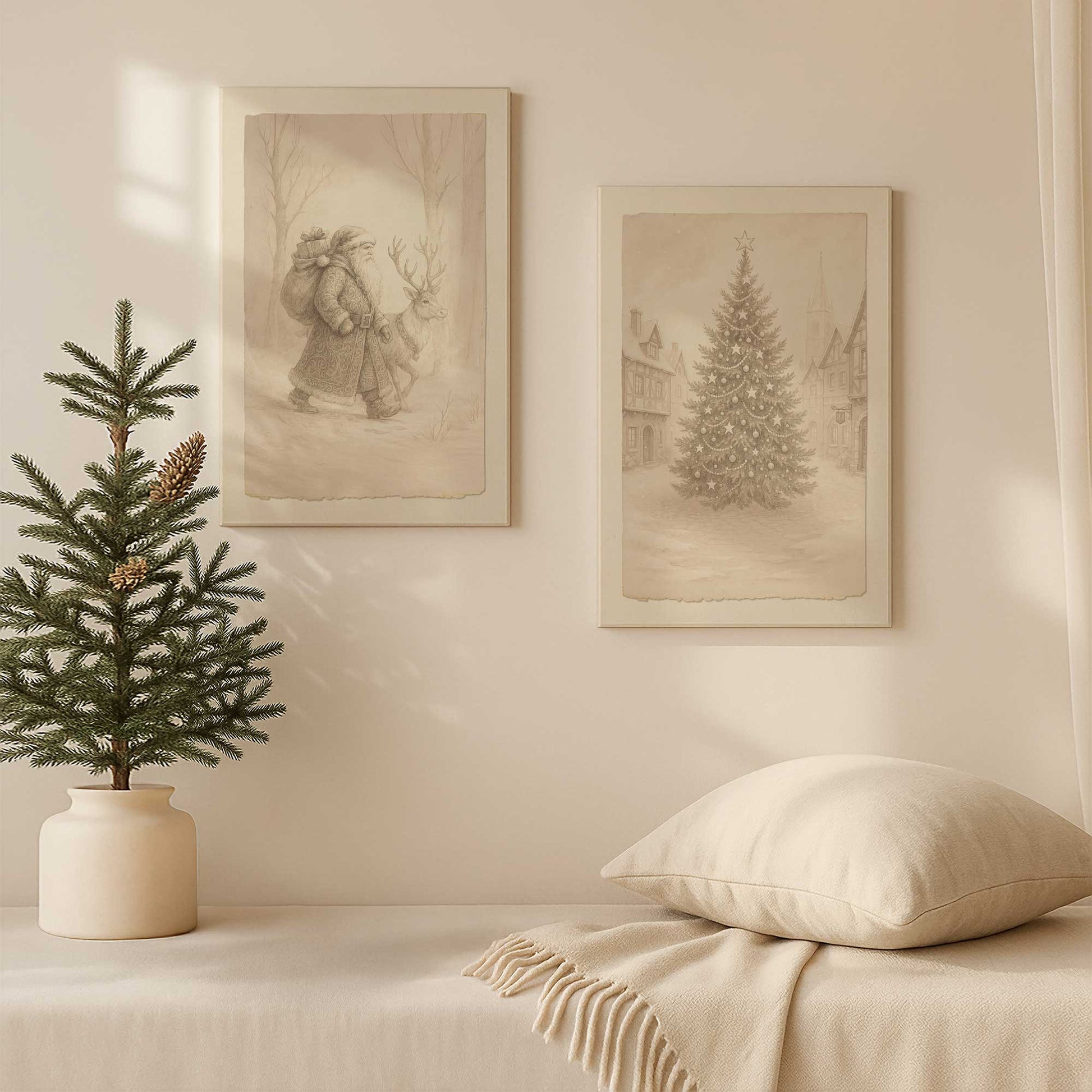 [Color:Walnut], Picture of art in a Walnut frame