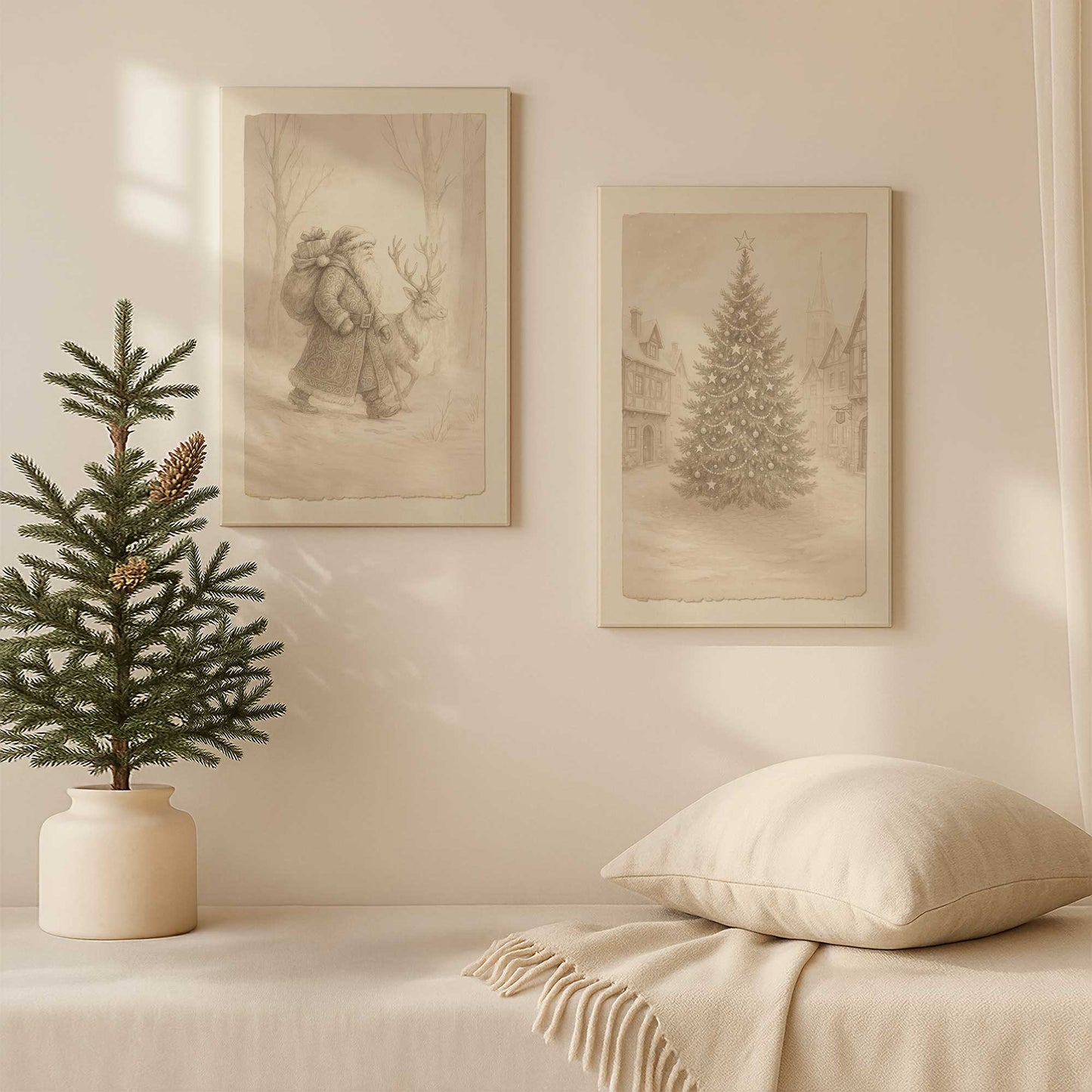 [Color:Walnut], Picture of art in a Walnut frame