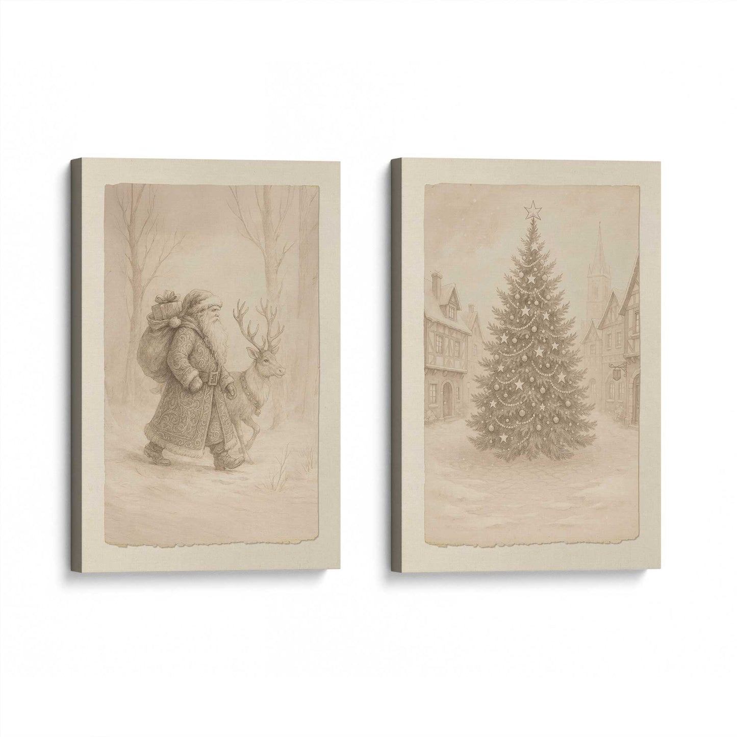 [Color:Stretched Canvas], Picture of art at an angle