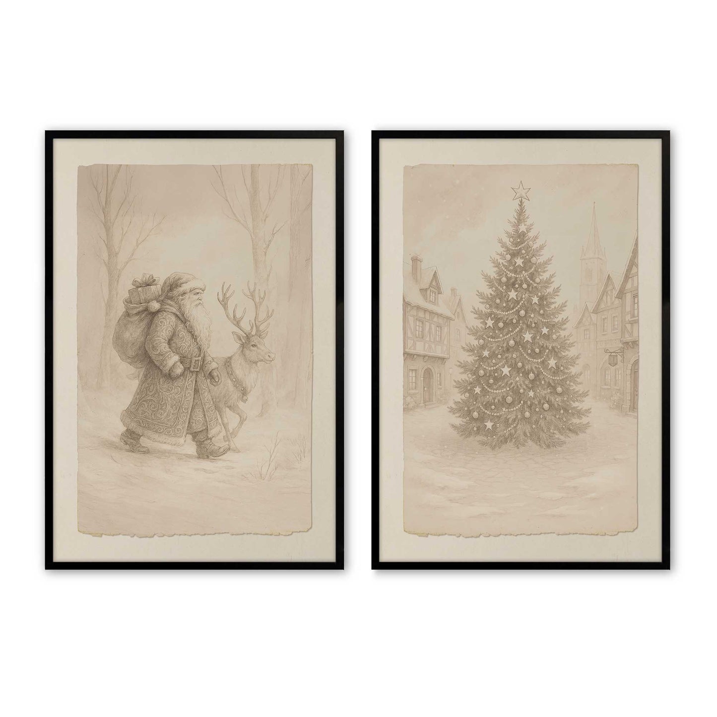 [Color:Satin Black], Picture of art in a Satin Black frame