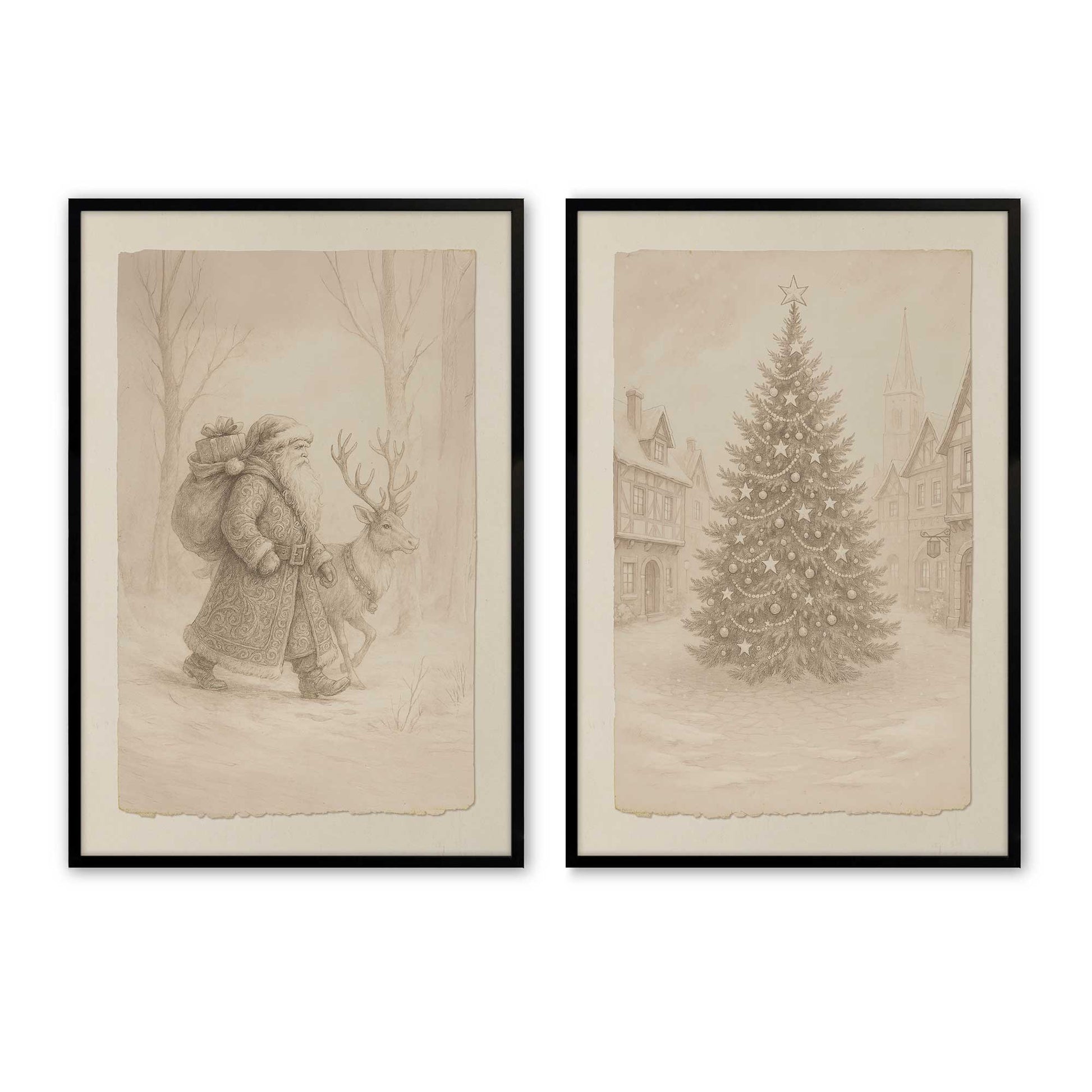 [Color:Satin Black], Picture of art in a Satin Black frame