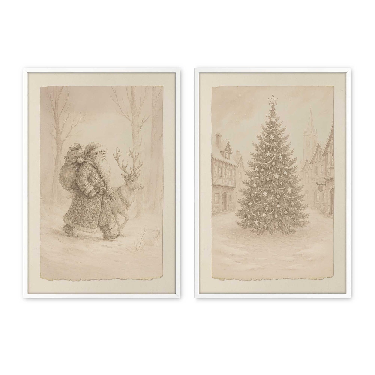 [Color:Opaque White], Picture of art in a Opaque White frame