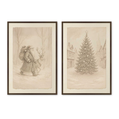 [Color:Belvinder Brown], Picture of art in a Belvinder Brown frame