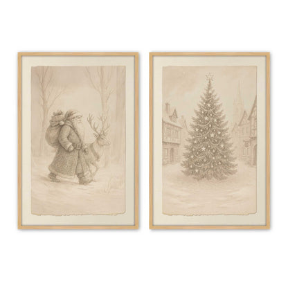 [Color:American Maple], Picture of art in a American Maple frame