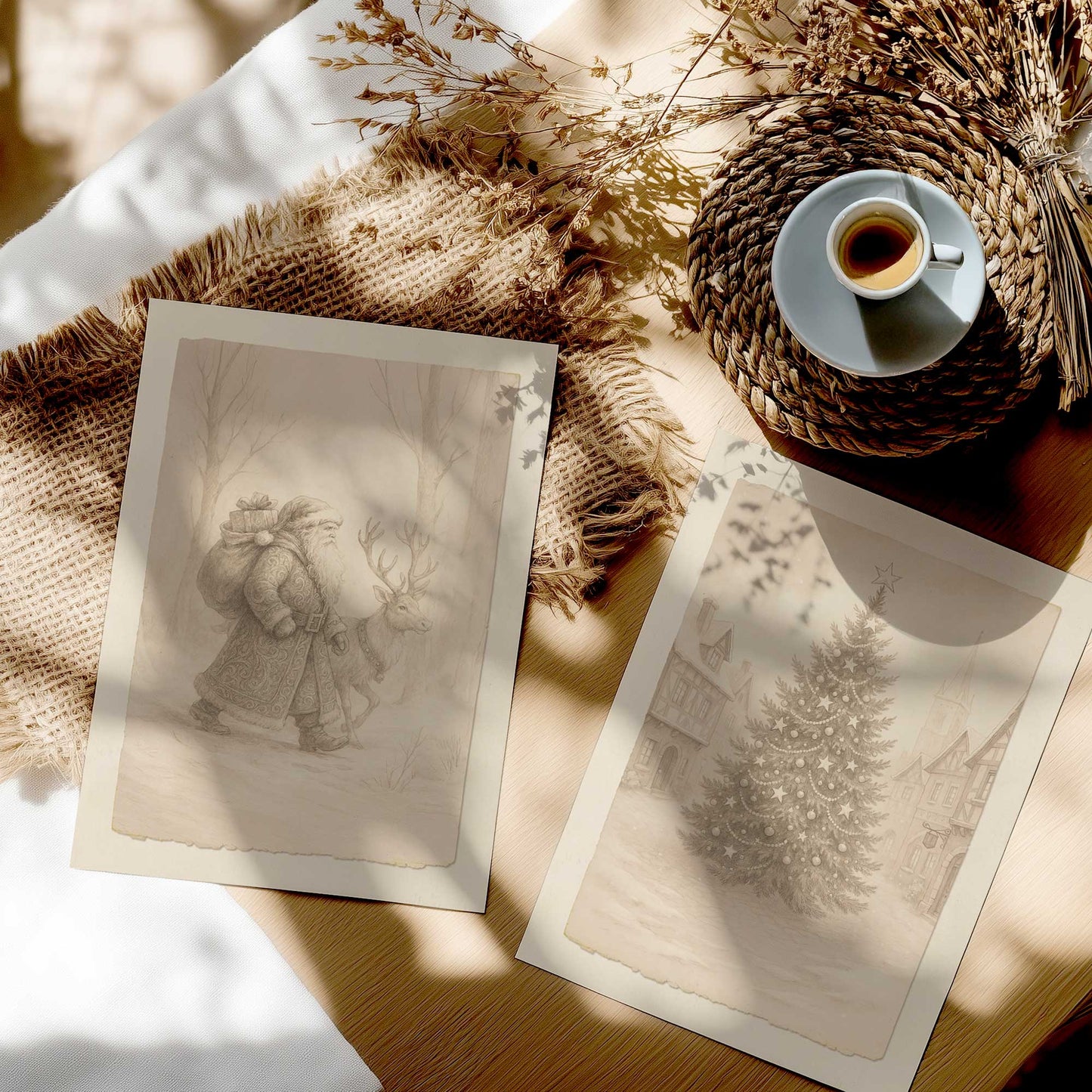 [color:Rolled Print], Picture in a room