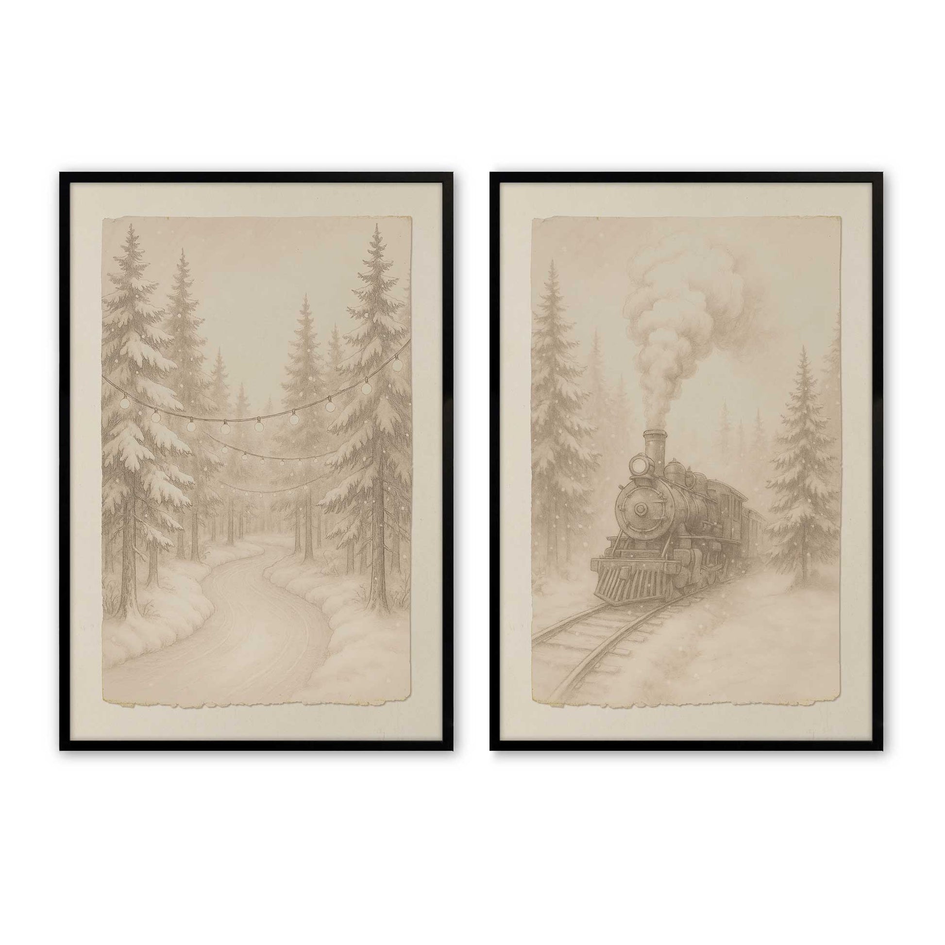 [Color:Satin Black], Picture of art in a Satin Black frame