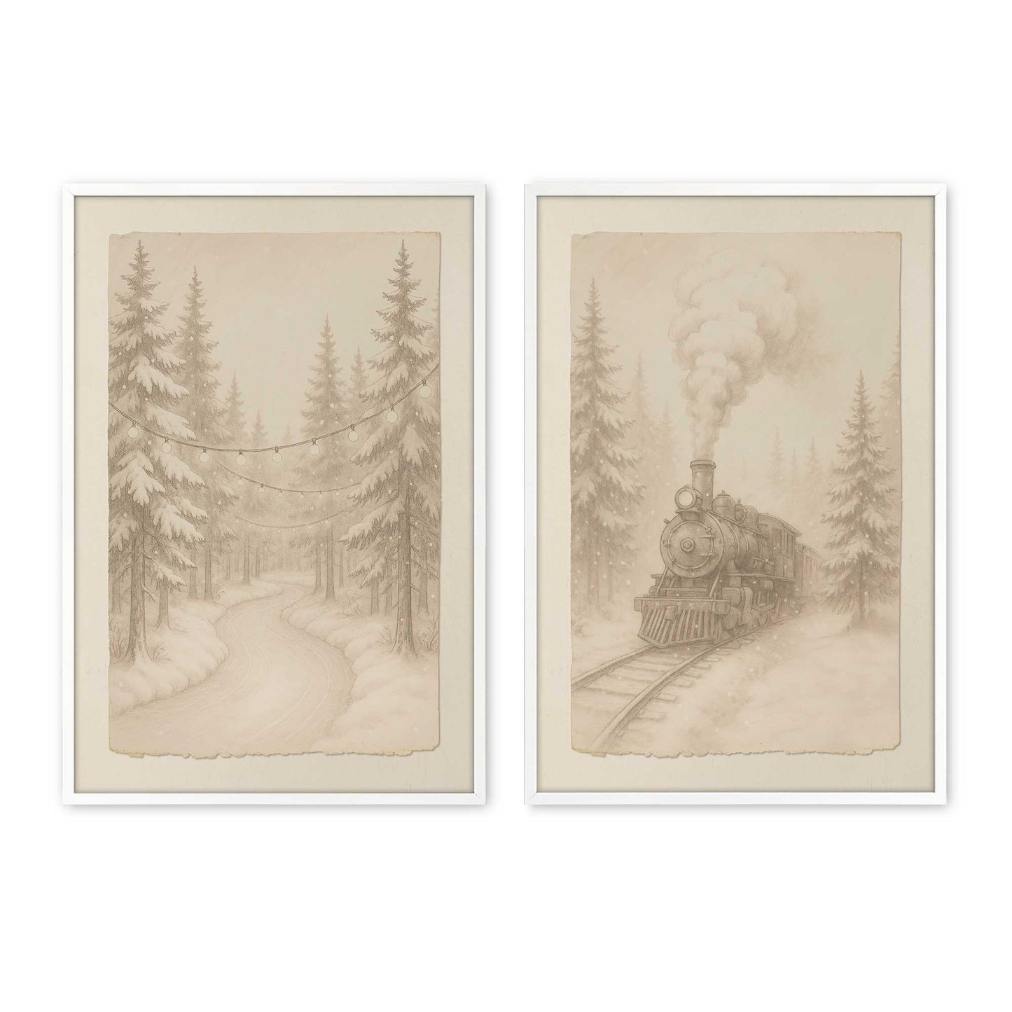 [Color:Opaque White], Picture of art in a Opaque White frame