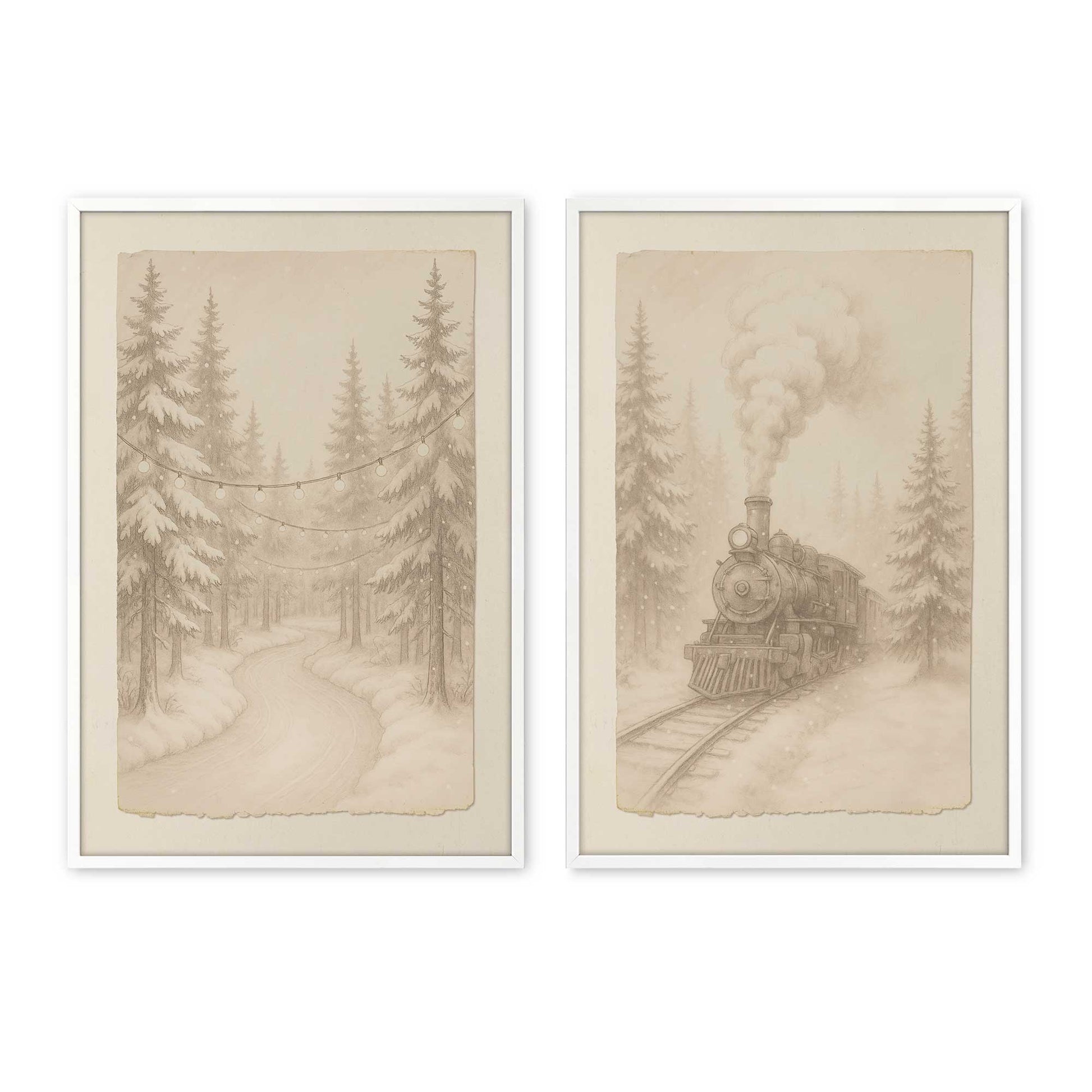 [Color:Opaque White], Picture of art in a Opaque White frame