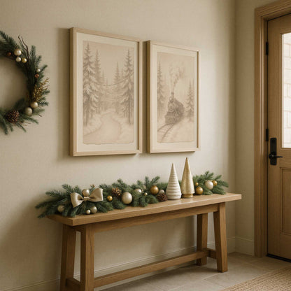 [Color:Walnut], Picture of art in a Walnut frame